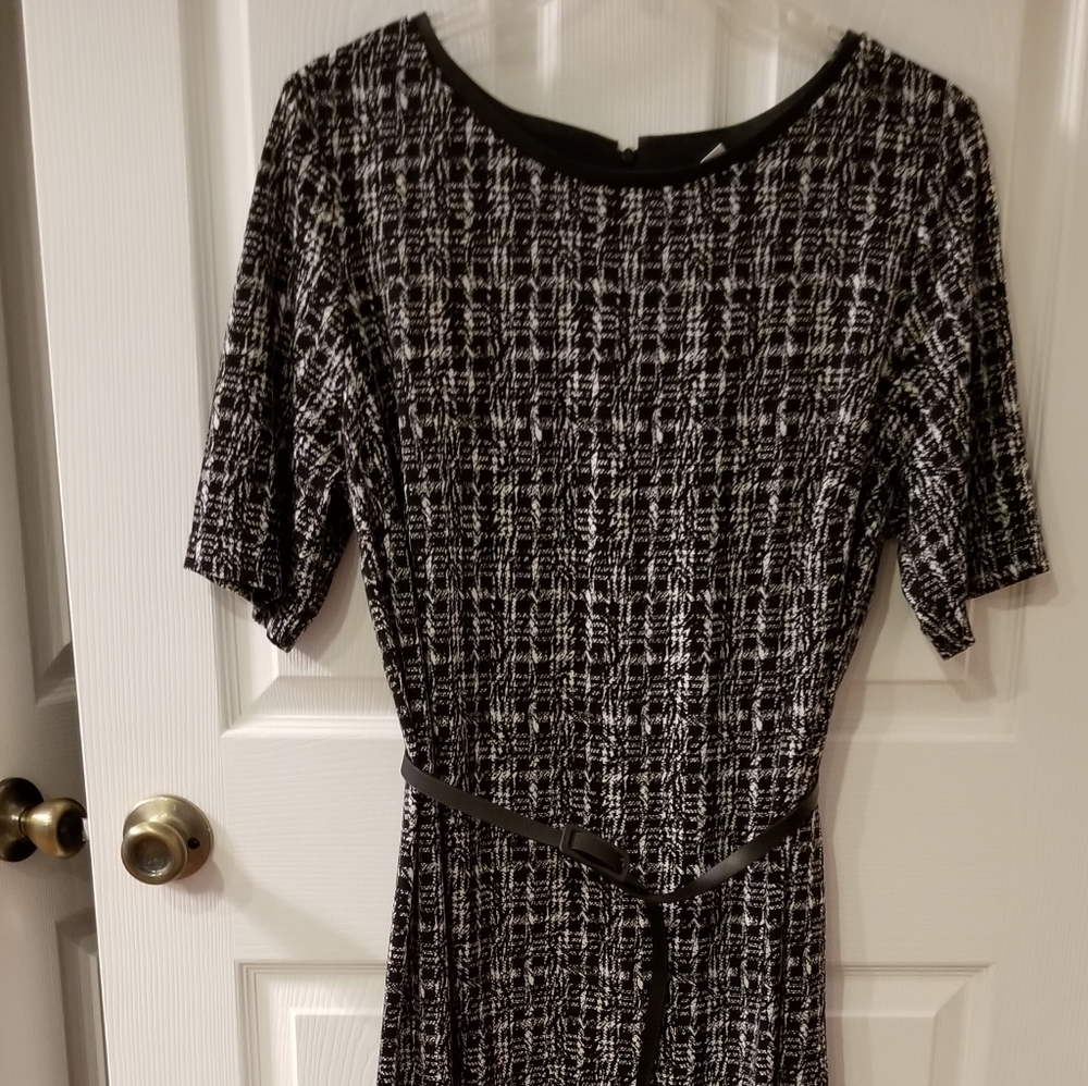 Dressbarn Black and White Dress